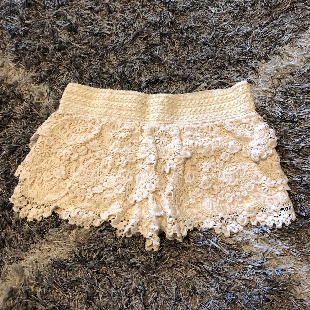 Crochet shorts